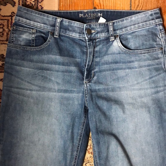 CHICOS size 8 (1/M) Platinum Ultimate Fit Jean EU - Picture 4 of 8